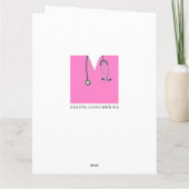 ナース卒業おめでとうカード カード (裏面)