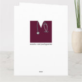 ナース卒業おめでとうカード カード (裏面)