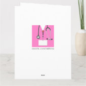 ナース卒業おめでとうカード カード (裏面)