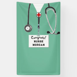 ナース卒業おめでとうバナー 横断幕