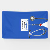 ナース卒業おめでとうバナー 横断幕 (横)