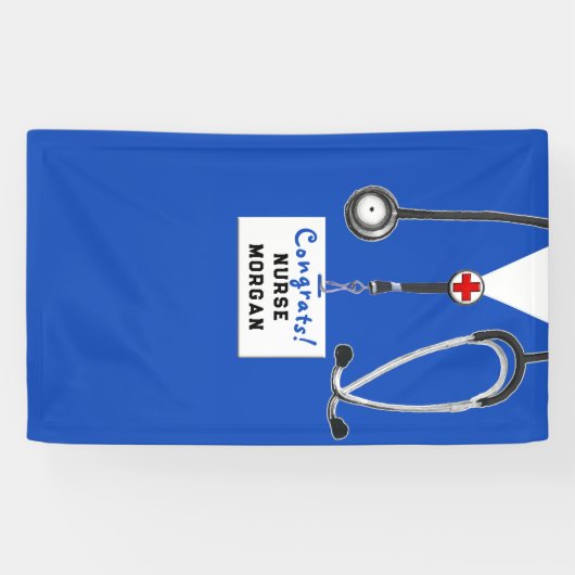 ナース卒業おめでとうバナー 横断幕 (横)