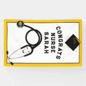 ナース卒業おめでとう 横断幕 (横)