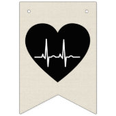 ナース卒業お祝いパーティー2025 Burlap バンティングフラッグ (第2の旗)