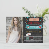 ナース卒業お祝い招待状 招待状 (スタンド正面)