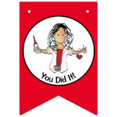 ナース卒業カスタムRN LPA CNAバナー バンティングフラッグ (第2の旗)