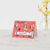 ナース卒業カード2014サケのクラス カード (黄色い花)