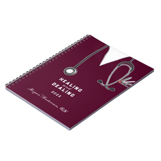 ナース卒業ギフトアイディア ノートブック (左側)