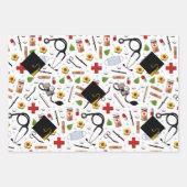 ナース卒業ギフト包装紙シート ラッピングペーパーシート (正面3)