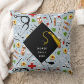 ナース卒業ギフト装飾用クッション クッション (ブランケット)