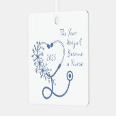 ナース卒業クラス2025 メタルオーナメント (正面左)