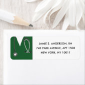 ナース卒業グリーンスクラップ ラベル (インサイチュ)