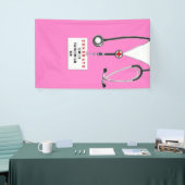 ナース卒業パーティおめでとうバナー 横断幕 (トレードショー)