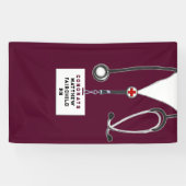 ナース卒業パーティおめでとうバナー 横断幕 (横)