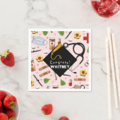 ナース卒業パーティクラシックーの丸シール スタンダードカクテルナプキン (インサイチュ)