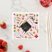 ナース卒業パーティナプキン スタンダードカクテルナプキン (インサイチュ)