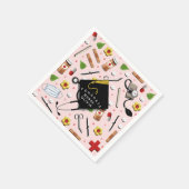 ナース卒業パーティナプキン スタンダードカクテルナプキン (角)