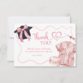 ナース卒業パーティフラットサンキューカード サンキューカード (正面)