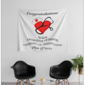 ナース卒業パーティーバックドロップ タペストリー