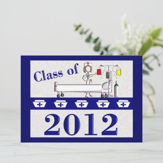 ナース卒業パーティー招待状2012 招待状 (スタンド正面)