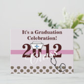 ナース卒業パーティー招待状2012 招待状 (スタンド正面)