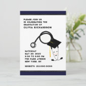 ナース卒業パーティー招待状 招待状 (スタンド正面)