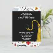 ナース卒業パーティー招待状 招待状 (スタンド正面)