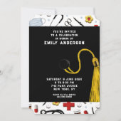 ナース卒業パーティー招待状 招待状 (正面)