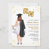 ナース卒業パーティー招待状 招待状 (正面)