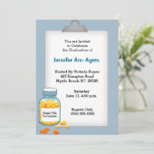 ナース卒業パーティー招待状 招待状 (スタンド正面)