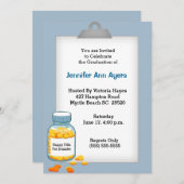 ナース卒業パーティー招待状 招待状 (正面/裏面)