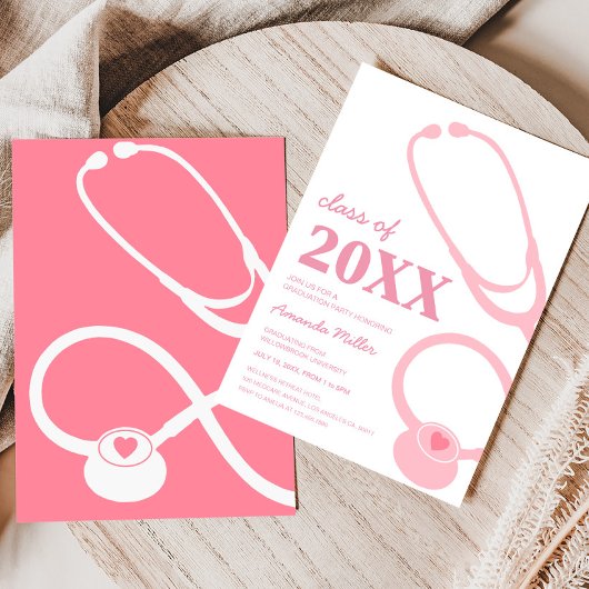 ナース卒業パーティー招待状 招待状