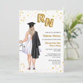ナース卒業パーティー招待状 招待状 (スタンド正面)