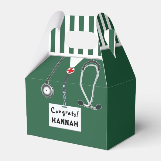 ナース卒業パーティー特典ボックス フェイバーボックス (正面サイド)
