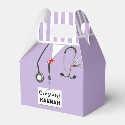ナース卒業パーティー特典ボックス フェイバーボックス (正面サイド)
