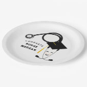 ナース卒業パーティー紙プレートナプキンス ペーパープレート (アングル)