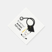 ナース卒業パーティー紙プレート スタンダードカクテルナプキン (角)