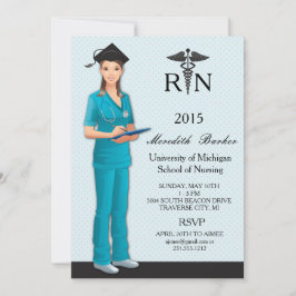 ナース卒業パーティ招待状 招待状