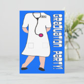 ナース卒業党招待状 招待状 (スタンド正面)