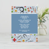 ナース卒業党招待状 招待状 (スタンド正面)