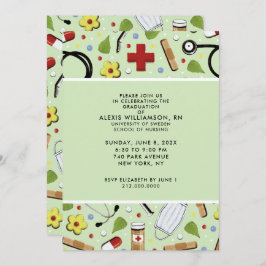 ナース卒業党招待状 招待状