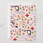 ナース卒業党招待状 招待状 (裏面)