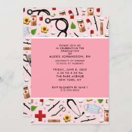 ナース卒業党招待状 招待状
