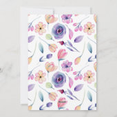 ナース卒業党春フローラ招待状 シーズンカード (裏面)