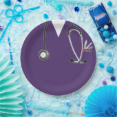 ナース卒業党紙プレート ペーパープレート (パーティー)