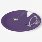 ナース卒業党紙プレート ペーパープレート (アングル)