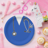 ナース卒業党紙プレート ペーパープレート (パーティー)