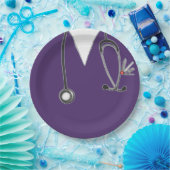 ナース卒業党紙プレート ペーパープレート (パーティー)