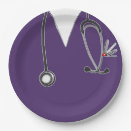 ナース卒業党紙プレート ペーパープレート