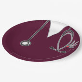 ナース卒業党紙プレート ペーパープレート (アングル)